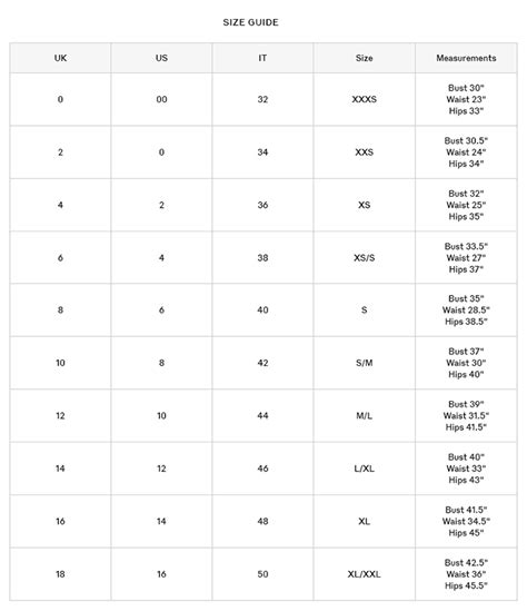 burberry trench sizing chart|burberry trench coat measurement chart.